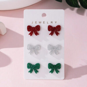Bow earrings 04