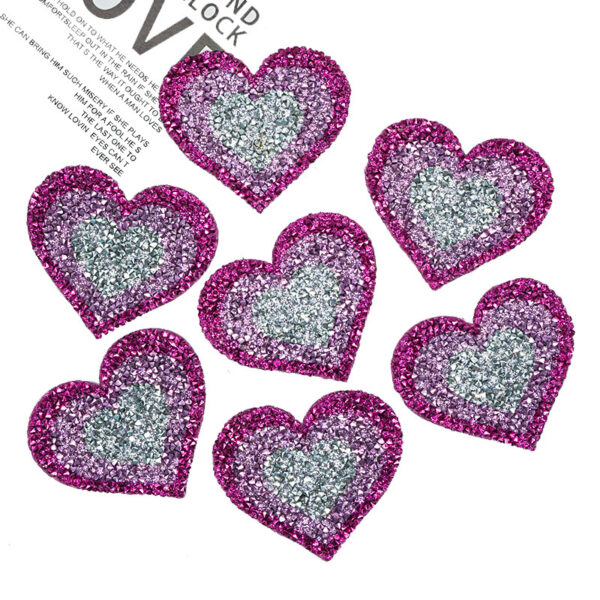 O1CN01l38QHr2L65csgqN0Q_3283529642-0-cib Wholesale Gradient colored heart-shaped rhinestone embroidery DIY Patches