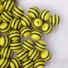 O1CN01l53bE91QErIKXs33N_2201245431945-0-cib Wholesale 5pcs 20mm Acrylic Yellow Bee Stripe Print Beads