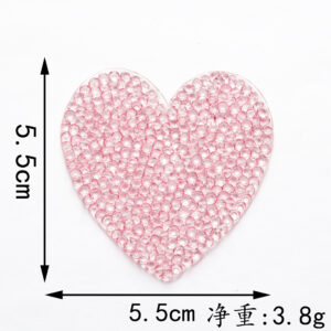 5.5*5.5cm*light pink love*hot melt adhesive