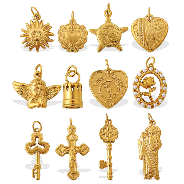 O1CN01lCdouv1F2WzyRP67W_2216476030429-0-cib Wholesale Ocean style retro key heart-shaped stainless steel necklace pendant accessories