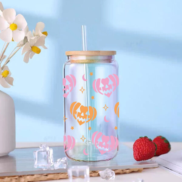 Wholesale UV Transfer Paste Glass Crystal Label Crystal Paste Cross-border Special Paste for 16oz Glass Cup 23cmX11cm