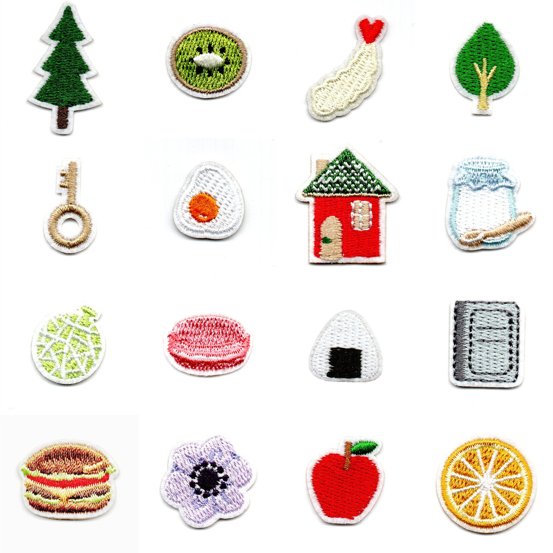 Wholesale Cute self-adhesive embroidered cartoon ft DIY Patches