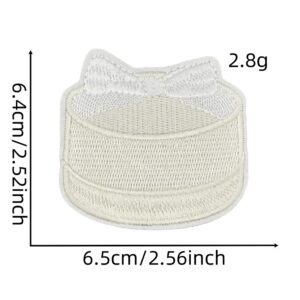 Solid color cloth stickers 8#