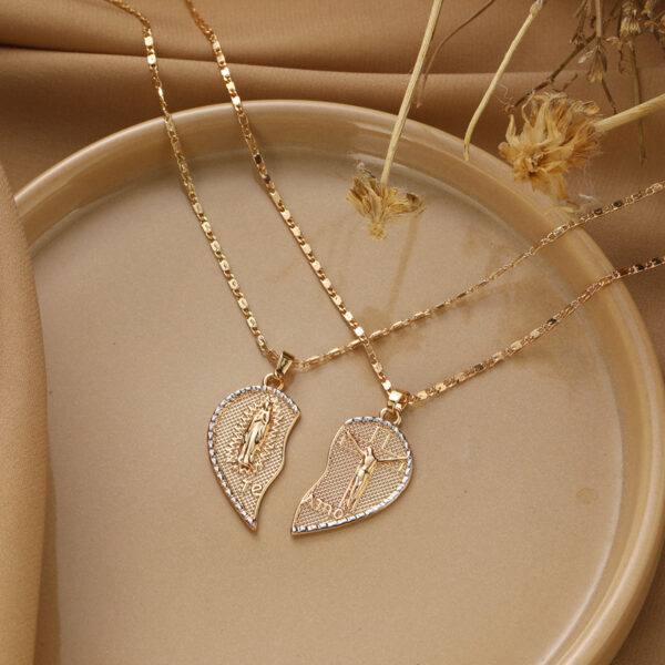 Wholesale Alloy Heart Layered Clavicle Necklace