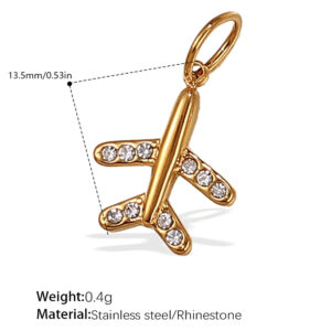 Pj475weg white diamond gold pendant