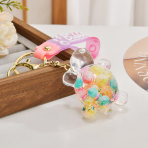 O1CN01lGaUOT1JM0ELChaRL_2200601031013-0-cib Wholesale Acrylic flowing sand turtle keychain