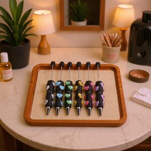 Wholesale Beadable Pens Heart Diamond Full Diamond DIY Beadable