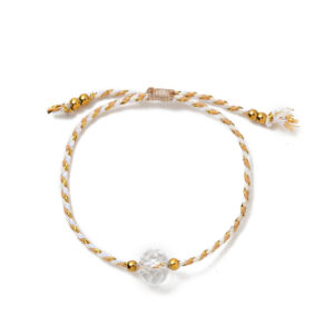 Transparent diamond bracelet