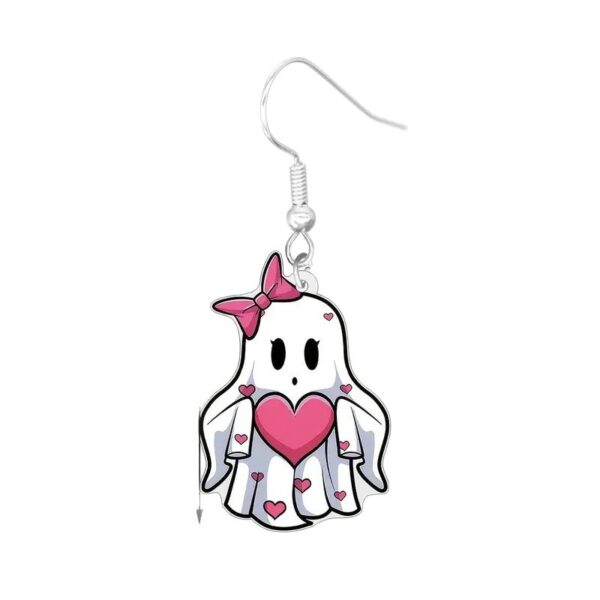 O1CN01lJWh4G28oRJF0l3u3_2220757537979-0-cib Wholesale Valentine's Day Cute and Charming Love Ghost Earrings