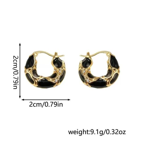 Wholesale Autumn and Winter Mirad Zircon Earrings