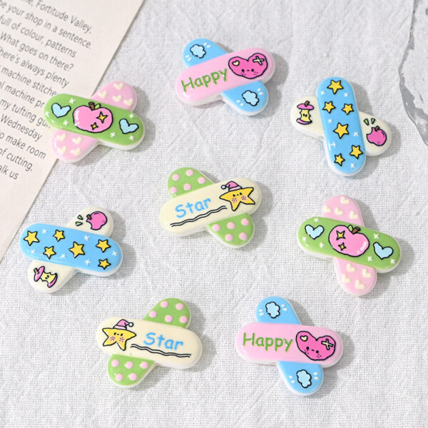 Wholesale Cute Printed Acrylic Beads