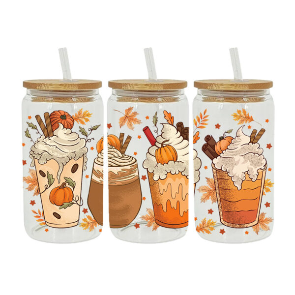 O1CN01lPNWAQ2HYi1rm8Mav_1575589163-0-cib Wholesale New Thanksgiving UV Cup stickers crystal logo pattern 23 cmX11cm in stock
