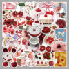 Wholesale 50pcs red cherry fruit stickers