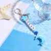 Wholesale starfish dolphin heart bead pendant for phone cases car keychains