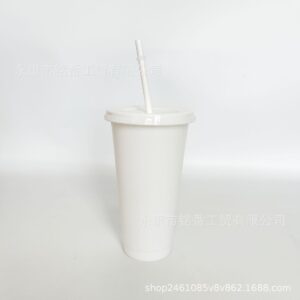 710ml straw cup#16 white / 24OZ/710ML