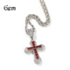 O1CN01lRxfzj1vqdqDrJ68x_2452566224-0-cib Wholesale Blue zircon red cross pendant men's necklace