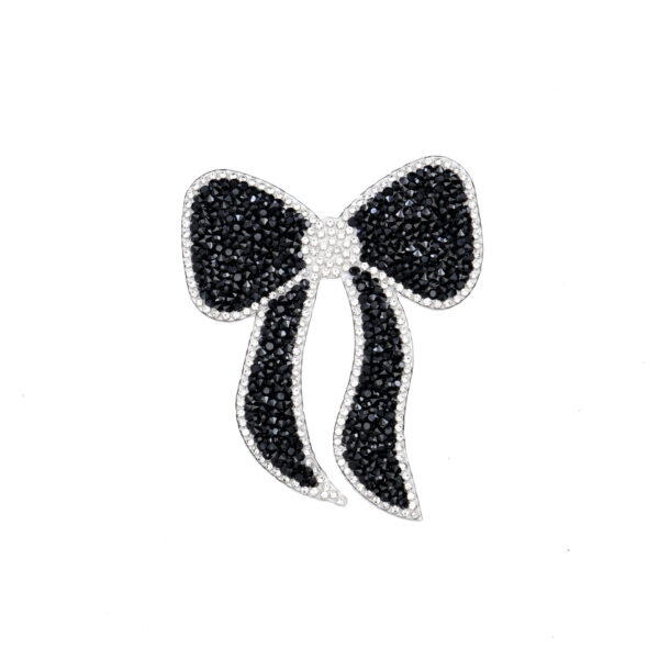 Wholesale Colorful rhinestone bow embroidery DIY Patches