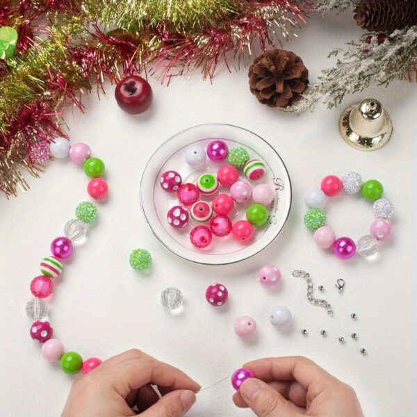 O1CN01lUO49f1RHRAfhLd7J_2216641112086-0-cib Wholesale green, pink, and three-color striped Acrylic Beads