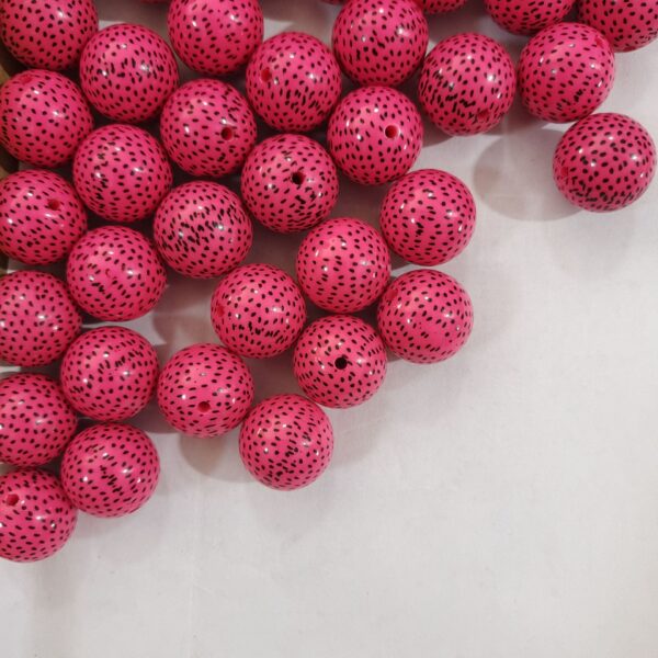 O1CN01lVpv9B1QErIILQkuR_2201245431945-0-cib Wholesale 5pcs 20MM Rose Red Pitaya Printed Beads