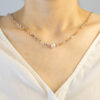 Wholesale luxury all-match niche fashion clavicle chain beaded necklace