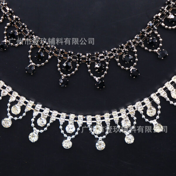 Wholesale Water Diamond Claw Chain Crystal Diamond Chain DIY Patches