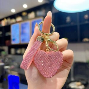 Full of diamond hearts (pink) / 5*4.5