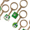 Wholesale Football Sports Series Commemorative Metal Keychain