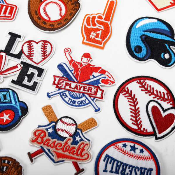 Wholesale Cartoon Baseball Football Embroidery DIY Patches