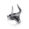 O1CN01lb5fsC1wk40b3Ig4f_2215451206345-0-cib Wholesale Western style men's bull head ring adjustable
