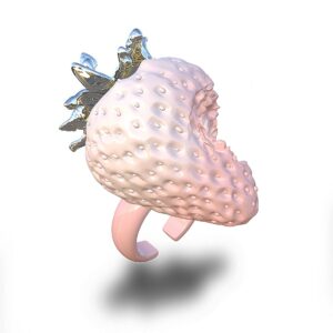 Pink strawberry ring