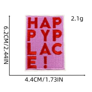 Letter card cloth sticker 13#