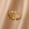 Wholesale Fashion Personalized Devil's Eye Opening Index Finger Ring