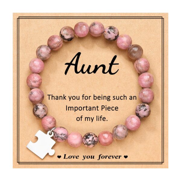 Wholesale Pink Zebra Bracelet Mother's Day Gift Stainless Steel Bracelet