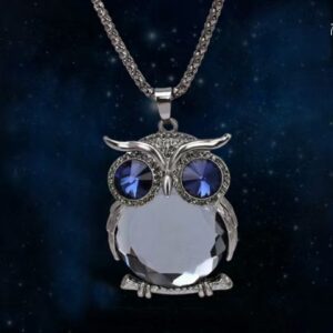 Gray parrot pendant 2025-435