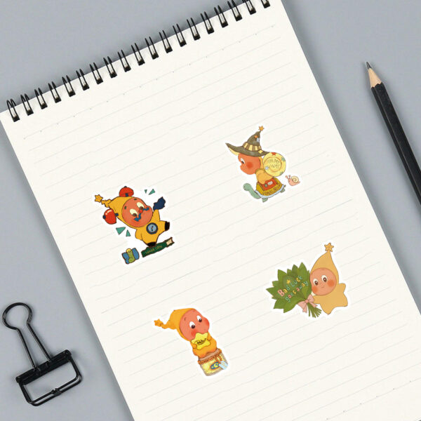 O1CN01lkY9y82JttoGMsrnm_2220048729480-0-cib Wholesale 50 Cute Cartoon Star People Waterproof Vinyl Stickers OLY Exclusive
