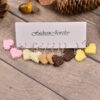Wholesale Simulated Chocolate Waffle Love Cream Glue Resin Earring Set