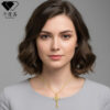 Wholesale Greek snake-shaped winding key necklace