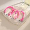 Wholesale Pink Soft Pottery Three-piece Beaded Bracelet