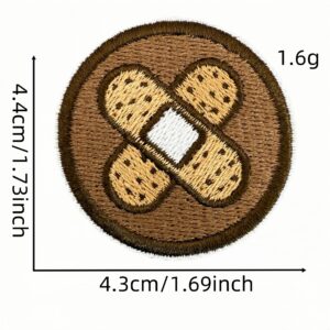 Cartoon round cloth sticker 24 #
