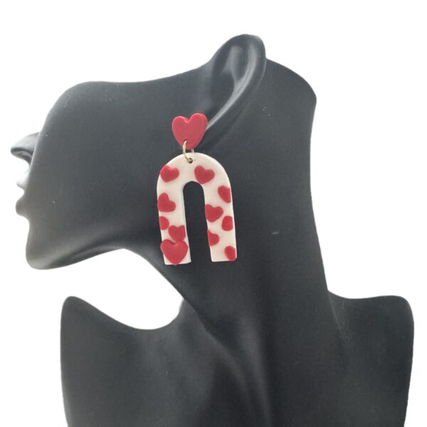 Wholesale Valentine's Day Love Soft Ceramic Earrings