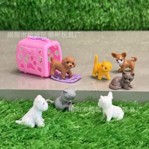 Wholesale Cartoon Cute Mini Dog Cat Pet Doll Accessories