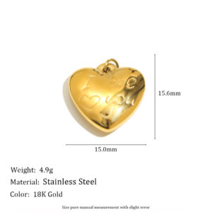 Love pendant-gold
