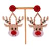 Wholesale Christmas Elk Acrylic Earrings