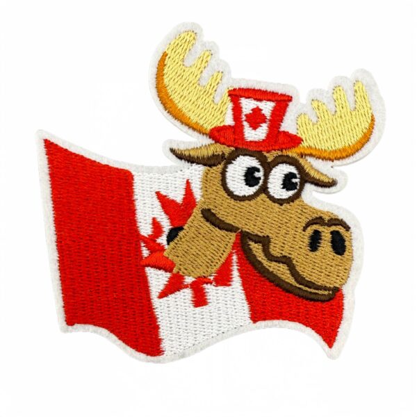 Wholesale National Flag Elements Cartoon Maple Leaf Embroidery DIY Patches