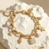 Wholesale Ocean Wind Sea Star Conch Pearl Shell Alien Bracelet