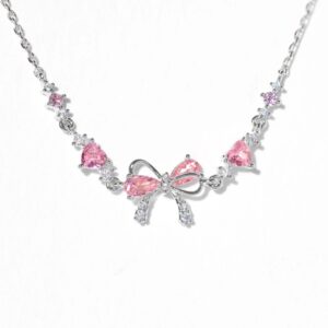 Silver bow-bracelet