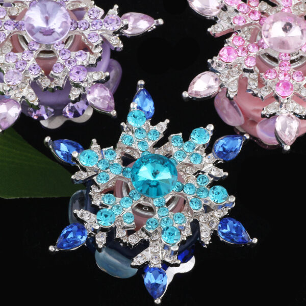 O1CN01lxoPaA1Ddy1XlP69q_2491030240-0-cib Wholesale Diamond inlaid rotating snowflake alloy clay beads