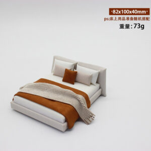 [1:20] Hong Kong style double bed + bedding