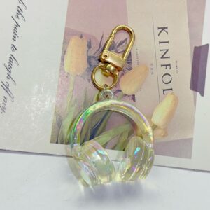 White plated earphones + door buckle